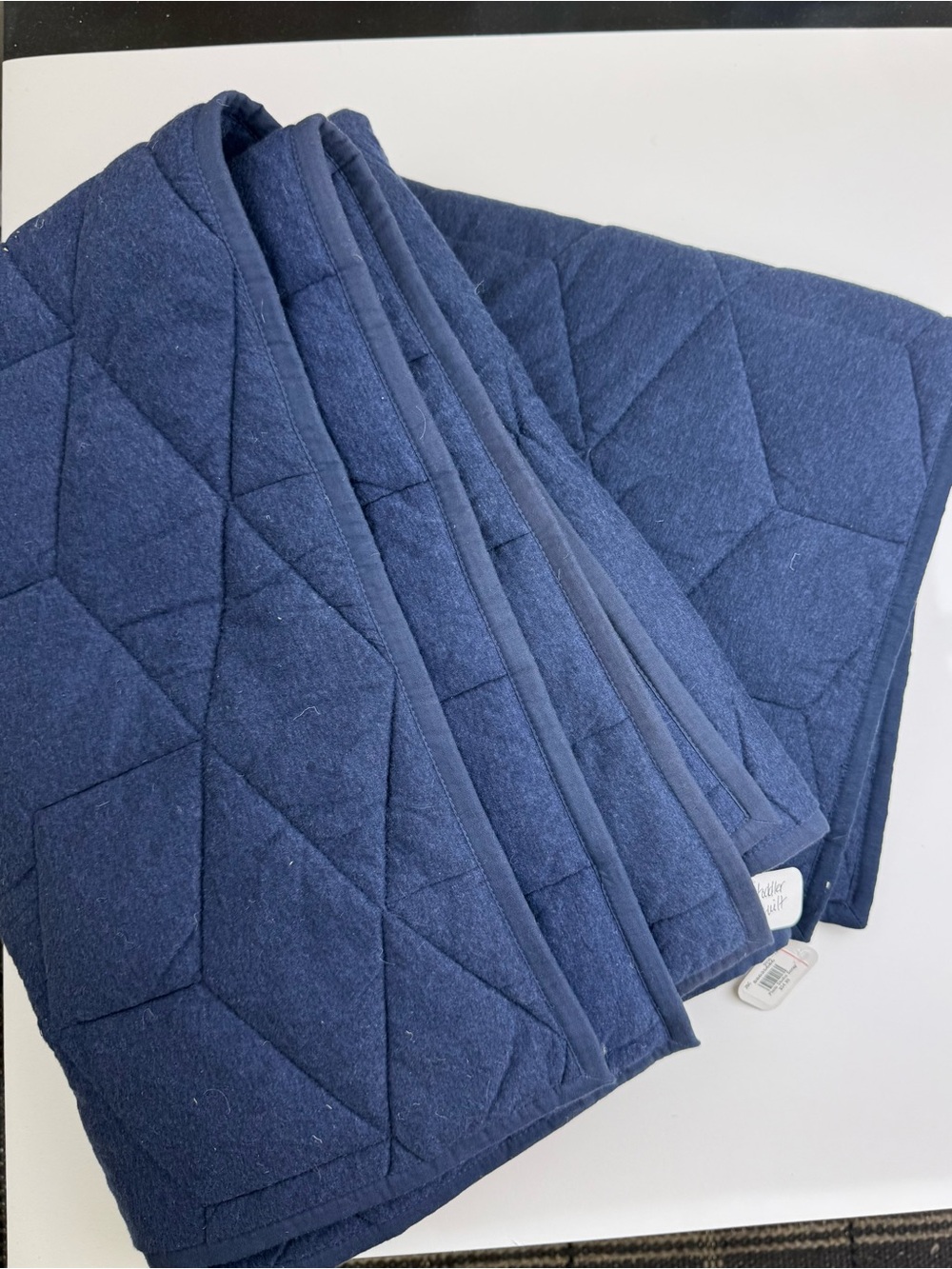 POTTERY BARN KIDS navy blue Euro Sham & Quilt NEW